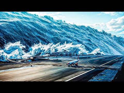 【映画紹介】人里離れた島での火山噴火が大規模な200メートルの津波を引き起こし、数千人が逃げ場を失い閉じ込められる。